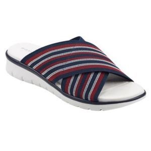 Easy Spirit - Saffron Slip On Slide Sandals Size 9 Nautical